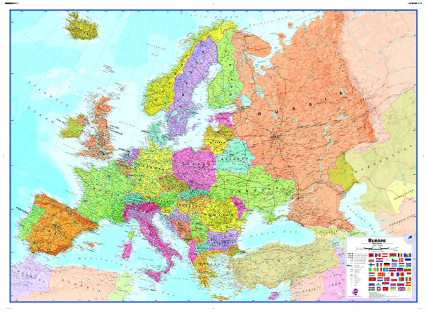 Huge Europe Wall Map , Political Maps.com