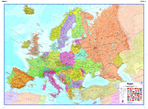 Large Europe Wall Map , Political