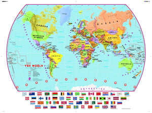 Match The Flags World Map