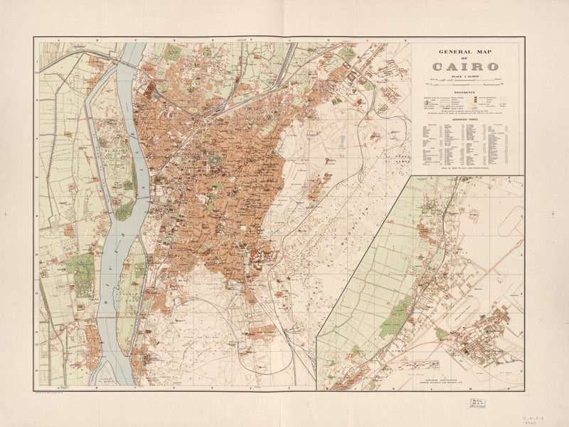 General map of Cairo Maps.com