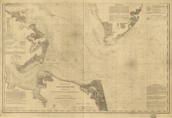 Chesapeake Bay, 1863 Maps.com