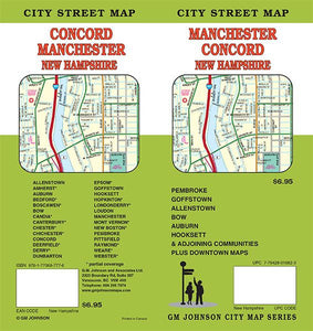 Manchester and Concord, New Hampshire by GM Johnson