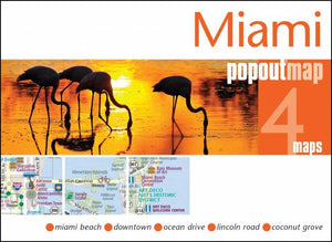 Miami, Florida, PopOut Map by PopOut Products