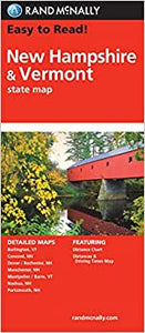 Rand McNally New Hampshire and Vermont Travel Map