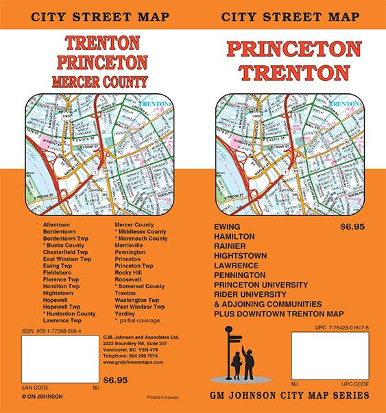Cover of Princeton and Trenton, New Jersey by GM Johnson