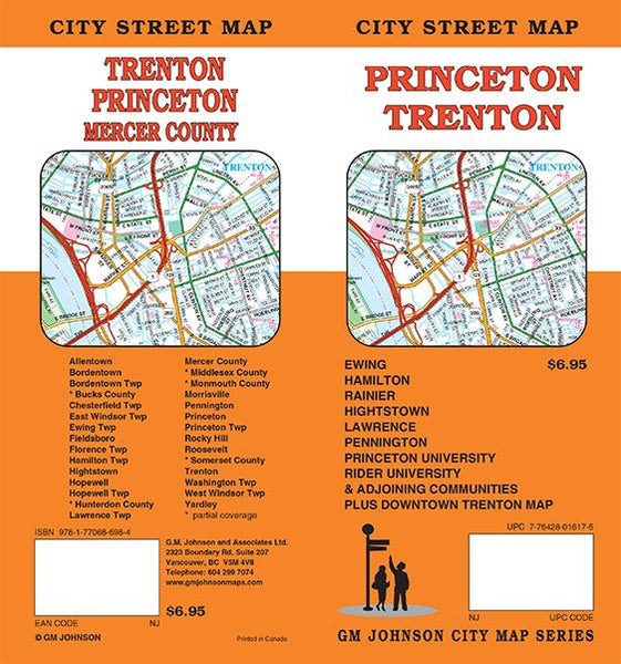 Cover of Princeton and Trenton, New Jersey by GM Johnson