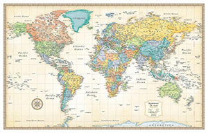 Rand McNally Classic Series World Wall Map