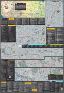 Rides of a Lifetime Route 66 Wall Map