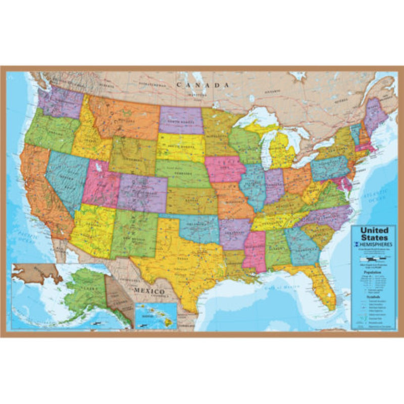 United Stated Map 500 Piece Jigsaw Puzzle Maps.com