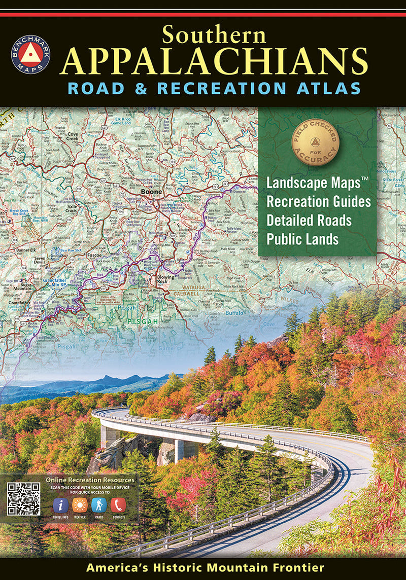 Southern Appalachians Road & Recreation Atlas Eastview