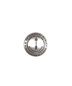 Telescope Peak, Death Valley National Park, California Lapel Pin by Geo-Situ