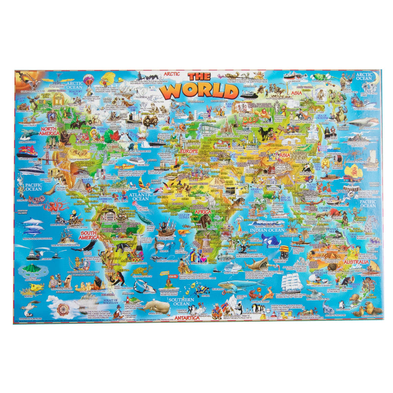 World 250 Piece Puzzle Maps.com