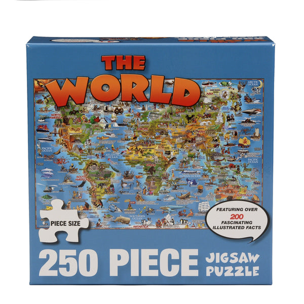 World 250 Piece Puzzle Maps.com