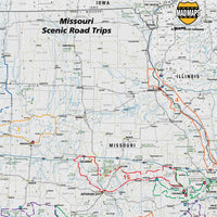 Missouri Scenic Road Trips Wall Map Maps.com