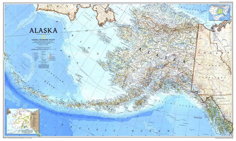 Alaska Map 1994 Side 1 Maps.com