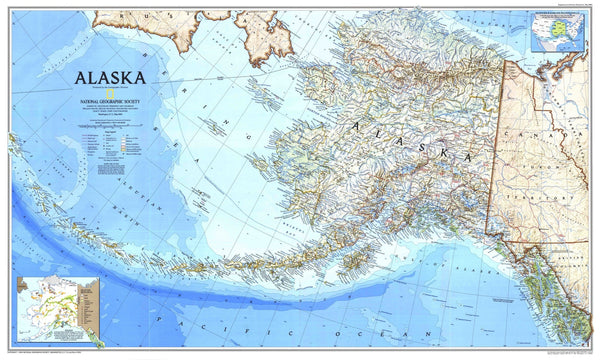 Alaska Map 1994 Side 1 Maps.com