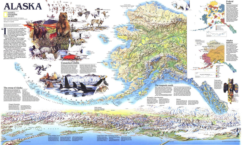 Alaska Map 1994 Side 2 Maps.com