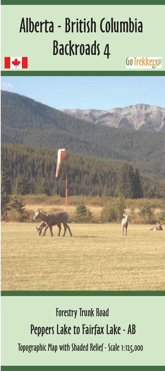 Cover of Alberta - British Columbia Backroads 4 