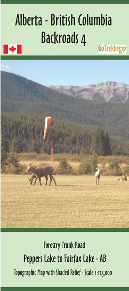 Cover of Alberta - British Columbia Backroads 4 
