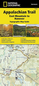 Appalachian Trail Topographic Map Guide, East Mountain to Hanover by National Geographic Maps