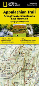 Appalachian Trail Topographic Map Guide, Schaghticoke Mountain to East Mountain by National Geographic Maps