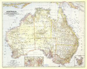 Australia Map 1948