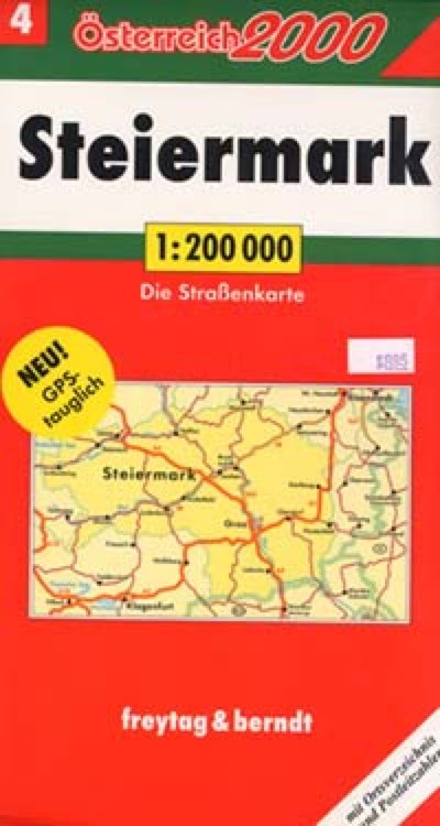 Austria, North Central Travel Map Eastview