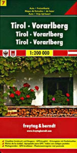 Austria, Western Travel Map