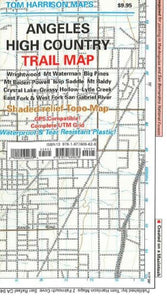 Angeles High Country Trail Map by Tom Harrison Maps
