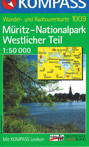 Muritz National Park Hiking Map By Kompass