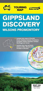 Gippsland Discovery Map by Universal Publishers Pty Ltd