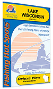 Lake Wisconsin Fishing Map (Columbia Co) by Fishing Hot Spots