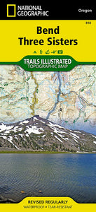 Bend and Three Sisters, OR, Map 818 by National Geographic