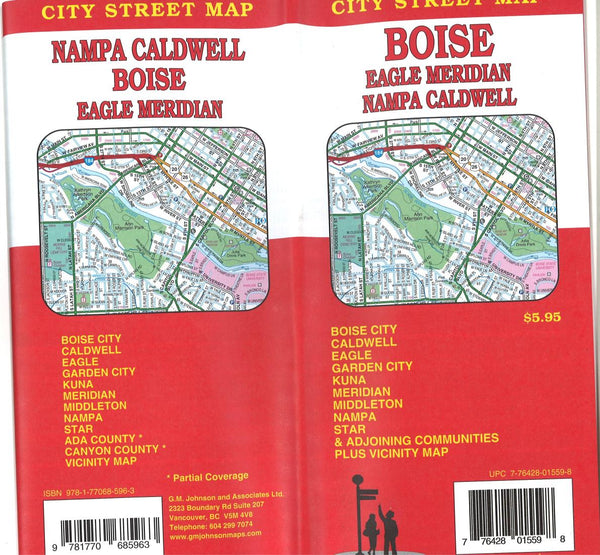 Cover of Boise, Eagle, Meridian, Nampa and Caldwell, Idaho by GM Johnson