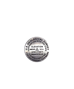 Mt. Mansfield, Vermont Lapel Pin by Geo-Situ