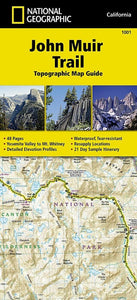 John Muir Trail : topographic map guide by National Geographic