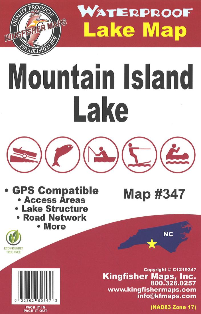 Cover of Mountain Island Map by Kingfisher Maps, Inc.