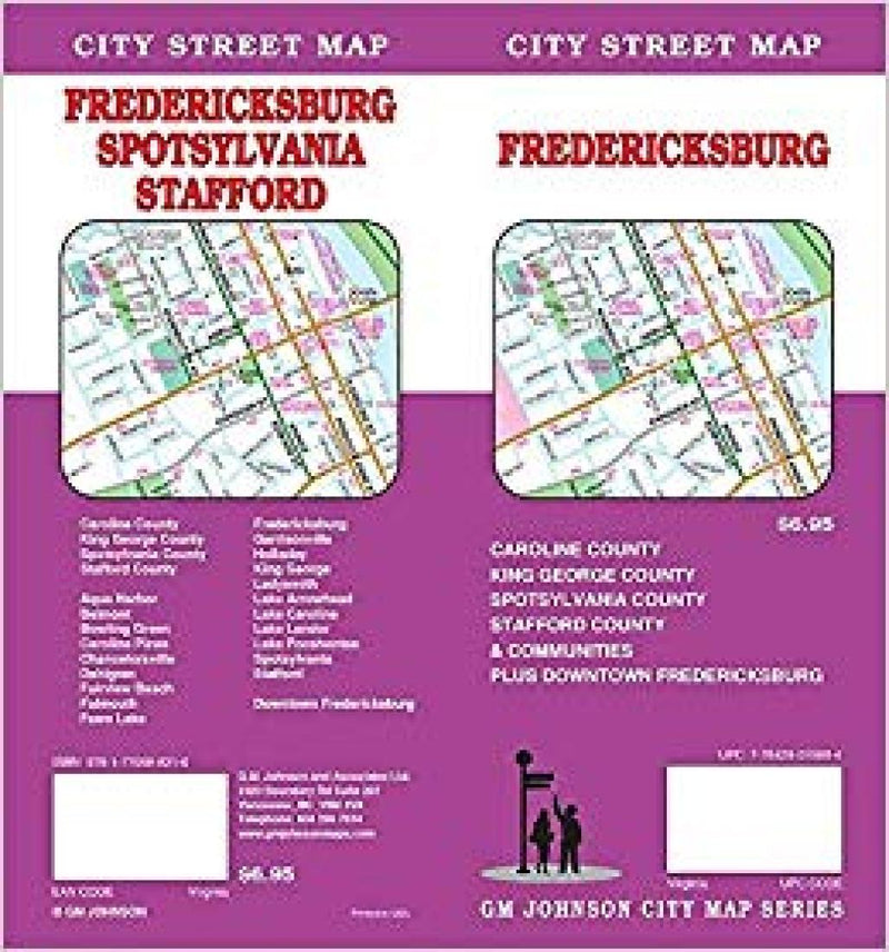 Cover of Fredericksburg, Spotsylvania, Stafford, Virginia by GM Johnson