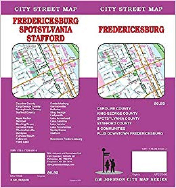 Cover of Fredericksburg, Spotsylvania, Stafford, Virginia by GM Johnson