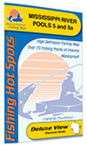 Mississippi River-Pool 5 5a Fishing Map by Fishing Hot Spots