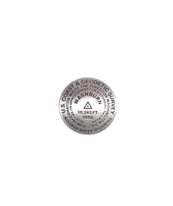 Mt. Washburn, Yellowstone National Park, Wyoming Lapel Pin by Geo-Situ