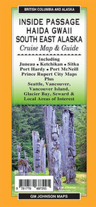 Inside Passage / Haida Gwaii / South East Alaska, British Columbia and Alaska Regional Map by GM Johnson