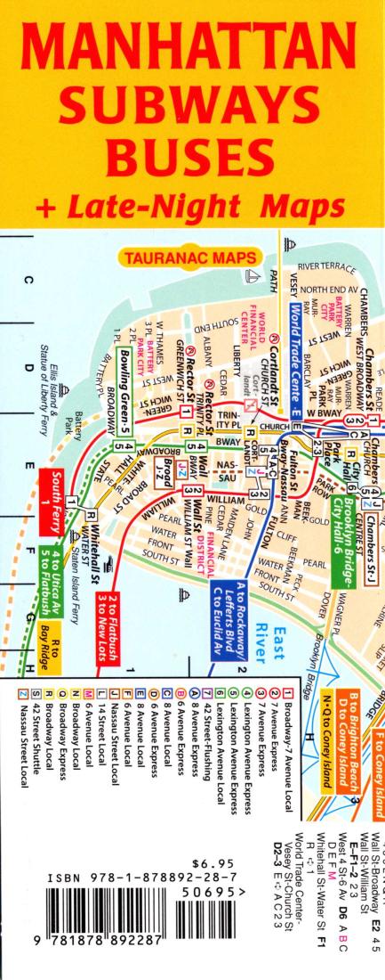 Cover of Manhattan Subways and Buses by Tauranac Press