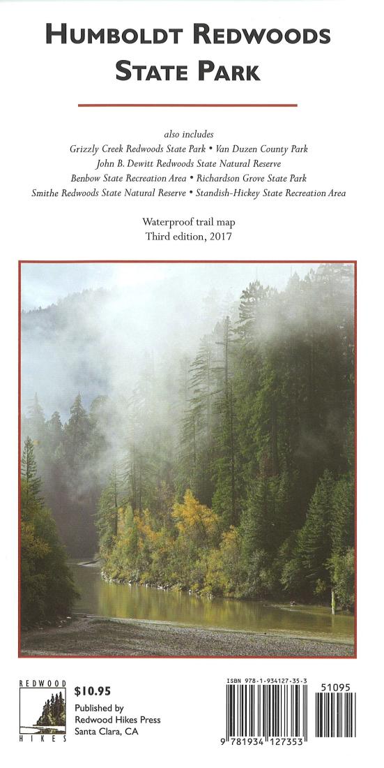Cover of Humboldt Redwoods State Park, waterproof by Redwood Hikes Press