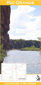 Rio Grande South Fork To Del Norte Fishing Map by Wilderness Adventures Press