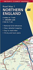 Great Britain Regional Road Map: Northern England by AA Publishing