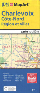 Charlevoix, Cote-Nord Region and Cities Map by MapArt