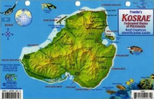 Kosrae, Federated States of Micronesia, Reef Creatures Map & Identification Guide by Frankos Maps Ltd.