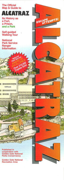 Cover of Alcatraz, California Map and Guide
