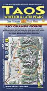 Taos, Wheeler, and Latir Peaks Hiking Map by Sky Terrain